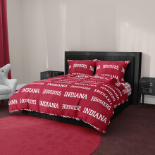 Northwest NCAA Indiana Hoosiers Unisex-vuxen sng i en vska Set Queen Rotary