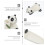 1 Set Panda Eetstokjesstandaard Mini Houder Rustplaats Gereedschapp 10