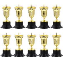 10 plastic gouden prijs beker school beloning