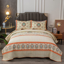 BEITE FIBER Bohemian Twin Size prikrvky Soupravy prikrvek -2 kusy Cerven prikrvky 100% bavlna (1 prikrvka 1 prikrvka) s oboustrannmi prehozy B