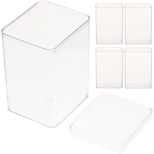 5- . kunststoffbox für actionfiguren mit einzeldisplay