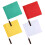 4- . Hand-Signal-Fahnen Set mit -Stab 5