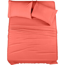 Utopia Bedding Queen Sheet Set - 4 Piece Bed Sheets for Queen Size Bed Soft and Breathable Microfiber Includes 1 Fitted Sheet 1 Flat Sheet and 2 P