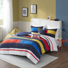 Urban Habitat Kids 100 % bomull Tcken Set-Roligt tryck och levande frg Modern design Hela ssongen Mysigt sngklder Matchande Shams Dekorativ