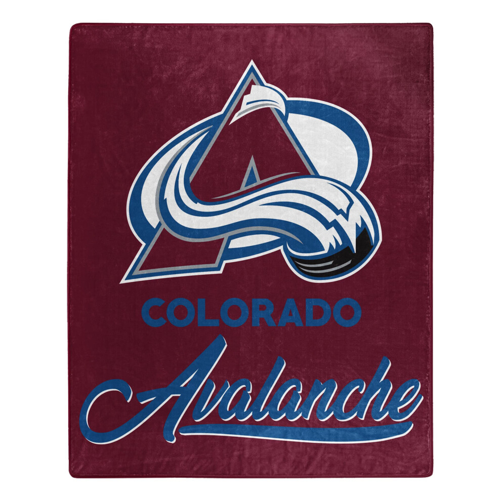 Photos - Folding Bed Northwest NHL Colorado Avalanche Unisex-Adult Raschel Throw Blanket 50"""" x 60"""" Signature 1NHL/07050/0019/RET