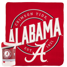 Northwest NCAA Alabama Crimson Tide Unisex-vuxen fleece filt 50"" x 60"""" kampanj