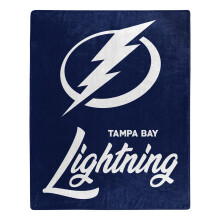 Northwest NHL Tampa Bay Lightning Unisex-vuxen Raschel-kastfilt 50"" x 60"" Signatur