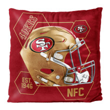 Aksamitna poduszka Northwest NFL San Francisco 49ers Złącze 16"" x 16"".