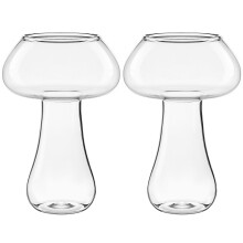 2Stk Pilzförmige Gläser Für Schnaps Partys