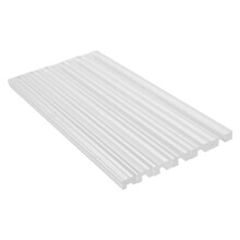 6-teiliges acryl-lineal mit klebespacer-pad für ledernahtarbeit