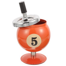 Windfester Aschenbecher Aus Metall Billiard-Design Für Innen
