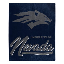 Northwest NCAA Nevada Wolf Pack Raschel-Überwurfdecke, Unisex-Erwachsene, 127 x 152 cm, Signatur