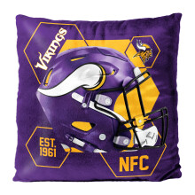 Aksamitna poduszka Northwest NFL Minnesota Vikings Złącze 16"" x 16"".