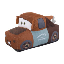 Disney Cars Mater Brazowa pluszowa poduszka dekoracyjna dla malucha 3D z haftem