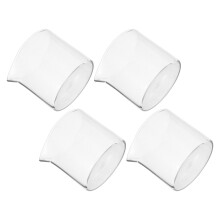 4Stk Espresso Milchgießer Glas Klar Kaffee Sirup Kännchen
