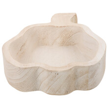Holz Servierplatte Kürbisförmig Für Vorspeisen Nüsse Desserts
