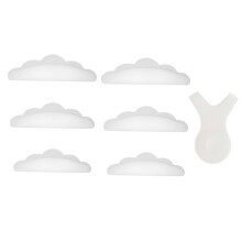 3 paar wimpern-dauerwell-schutzauflagen -bürste, s+