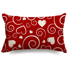 JXZYGMD Housses de coussin pour la Saint-Valentin, 12 x 20 cm, cadeaux d'anniversaire, motif d'amour, dcorations de ferme en plein air pour la d