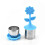 Tee Silikon Blumenform 2 Silber 1