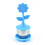 Tee Silikon Blumenform 2 Silber 9