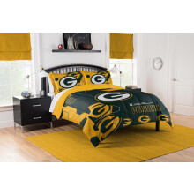 Northwest The Company NFL Green Bay Packers Set Copripiumino e Federe, Twin, Esagono
