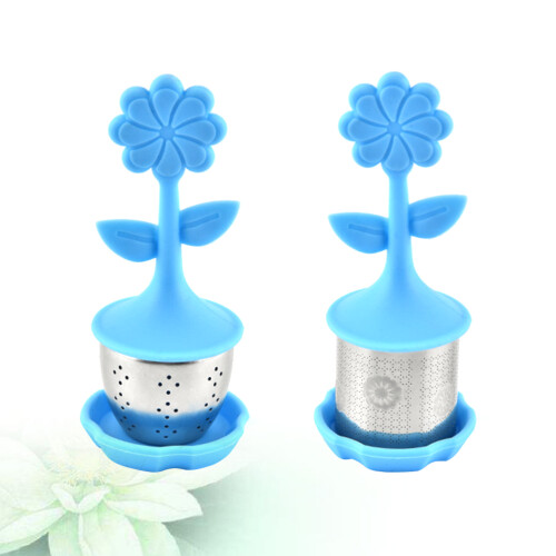 2Stk. Tee- Mit Silikon Blumenform Für 2