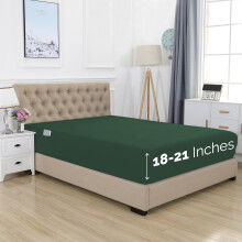 Elegant Comfort 1500 Premium Hotel Quality 18-21 pollici di profondit? - Lenzuolo con angoli singolo con tasca extra profonda per materasso alto