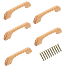 5er-pack küchenschrank- massivem holz mit 10