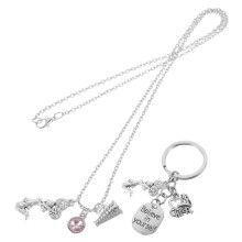 1 set cheer-schlüsselanhänger mit , sport-schmuck für frauen