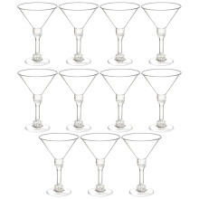 12Stk Einweg Cocktailbecher Unzerbrechlich Party Festival