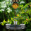 Vogelfutterstation Eisen Outdoor Wasserschale 9