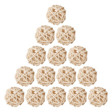 25 natürliche Rattan-Kugeln für Aromatherapie, Duft-Rattan-Kugeln