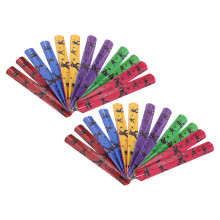 24Stk Halloween Ninja Klatscharmbänder Aus Silikon Für Partyfavors