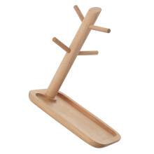 holzaufbewahrungstablett für schmuck & kleine gegenstände
