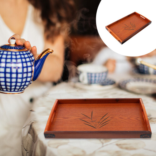 1St – Griff Speisetablett Aus Holz 2