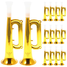 14Stk Plastiktröte Golden Kinder Spielzeug Party Jubel Zubehör
