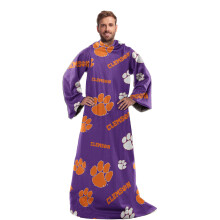NORTHWEST NCAA Clemson Toss Silk Touch Comfy Throw med ?rmer 48"""" x 71""""