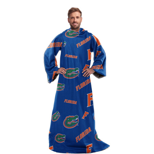 NORTHWEST NCAA Florida Toss Silk Touch Comoda coperta con maniche 48"" x 71""