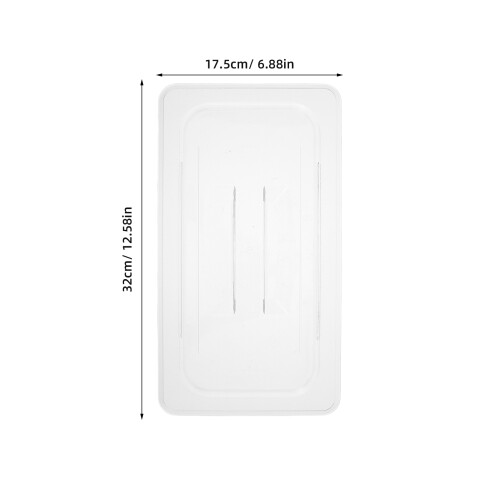transparenter acryldeckel mit griff für buffet-pfannen, pan-deckel 1