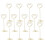 12 Für Memo Clips Halter Golden 10