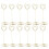 12 Für Memo Clips Halter Golden 7