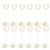 12 Für Memo Clips Halter Golden 11
