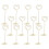 12 Für Memo Clips Halter Golden 8