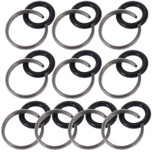 10 stück ersatzclips für schraubenschlüssel-ring, farbsortiert