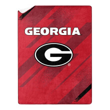 NORTHWEST NCAA Silk Touch Sherpa Throw Blanket 60X80 Georgia Bulldogs