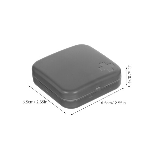 2Stk Pillendose Mehrfachfach Medikamentenorganizer 2