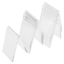10 durchsichtige acryl schuhpräsentationsständer für sneaker
