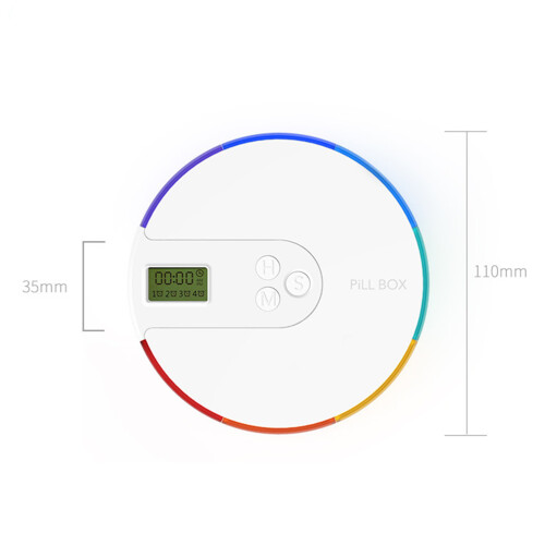 elektronische pillendose mit timer, alarm und datumsanzeige 1