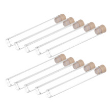 10 leere Acryl-Räucherstäbchenhalter, transparent, tragbar