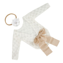 1 Set Neugeborenen Fotopropes Strampler Mit Stirnband Für Baby